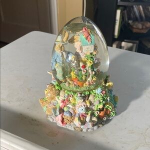 Whimsical Floral Water Globe